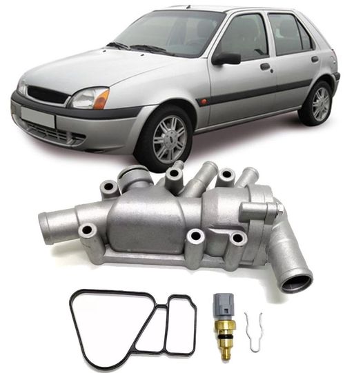 Valvula Termostatica Aluminio Fiesta Ka Escort Courier Rocam Gasolina