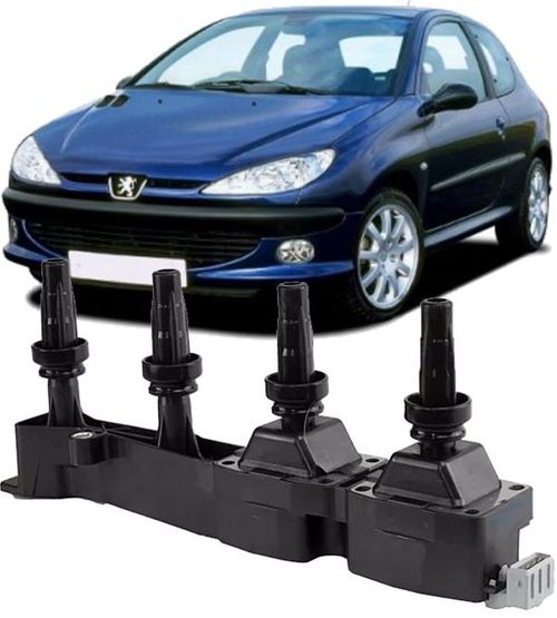 Bobina de Ignicao Peugeot 206 1.6 16v Flex 9636337880