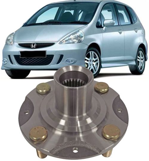 Cubo de Roda Traseiro Honda Fit 1.4 8V e 1.5 16V ate 2008 C/ 26 Dentes