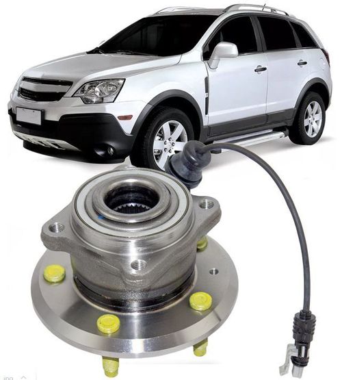 Cubo de Roda Com Rolamento Traseiro Captiva 2.4 16V e 3.6 24V Com freio ABS
