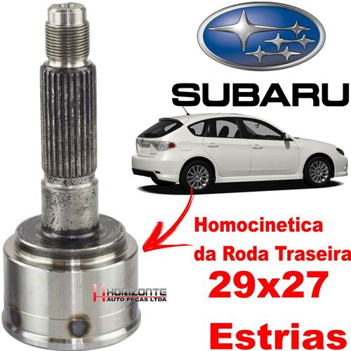 Junta Homocinetica Subaru Forester e Impreza Apos 2007 Traseira
