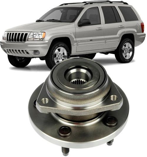 Cubo de Roda Com Rolamento Dianteira Grand Cherokee 4.7 De 1999 A 2004
