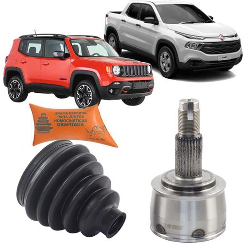 Junta Homocinetica Fiat Toro Jeep Renegade 1.8 16V 4x2 Automatico - 27x24