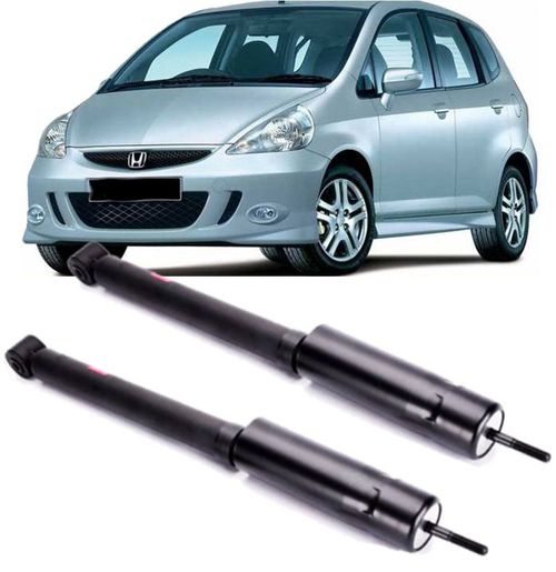 Par de Amortecedor Traseiro Honda Fit 1.4 e 1.5 de 2003 a 2008