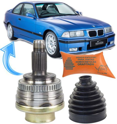 Junta Homocinetica Traseira Bmw E36 325i 318i 323i 328i E36 de 1991 a 2000 - 24X27