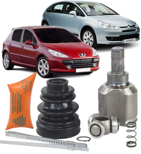 Tulipa Trizeta e Coifa Citroen C4 Pallas e Peugeot 307 2.0 16V Automatico - Esquerdo