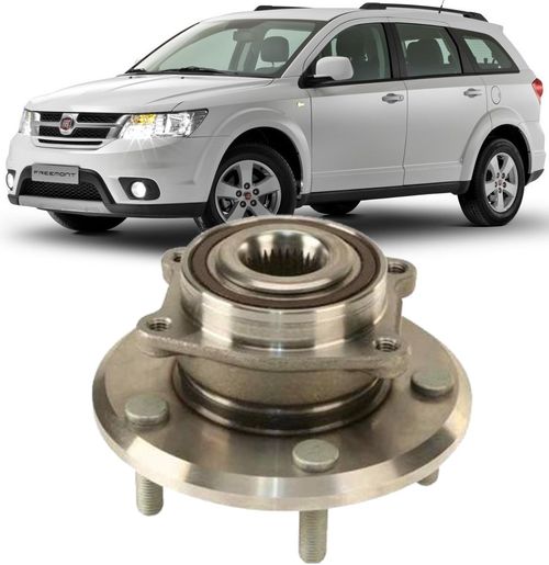 Cubo Roda Dianteiro Com Rolamento Fiat Freemont 2.4 16v Todas