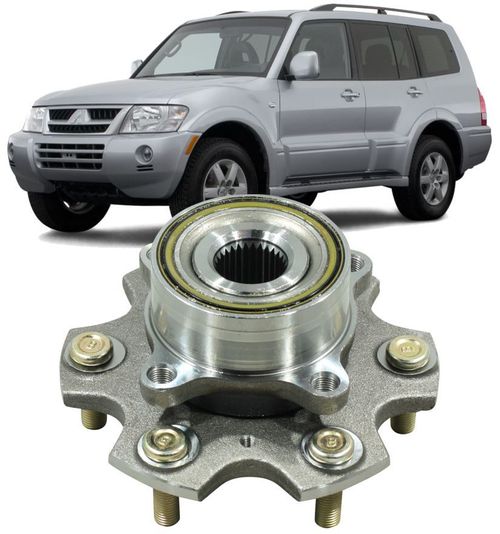 Cubo de Roda Dianteiro Com Rolamento Mitsubishi Pajero Full de 2001 ate 2006