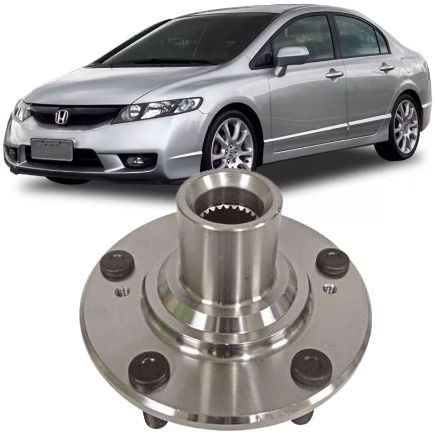 Cubo de Roda Dianteiro Honda New Civic 1.8 16V De 2006 Ate 2015