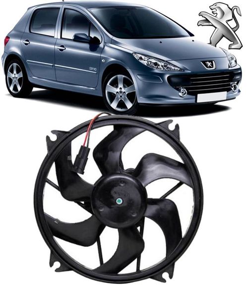 Eletroventilador Ventoinha Radiador Peugeot 307 Citroen C4 Picasso 2.0 16V 1253.K7