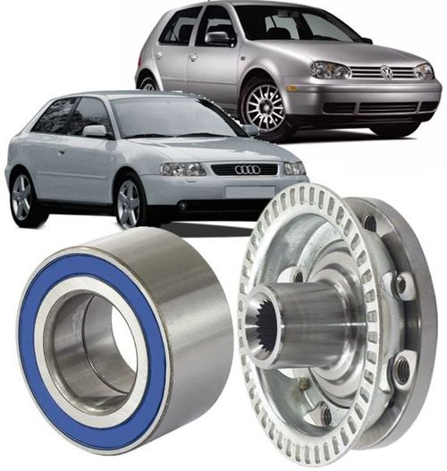 Cubo de Roda Com Rolamento Dianteiro Golf Audi A3 Bora Apos 1999