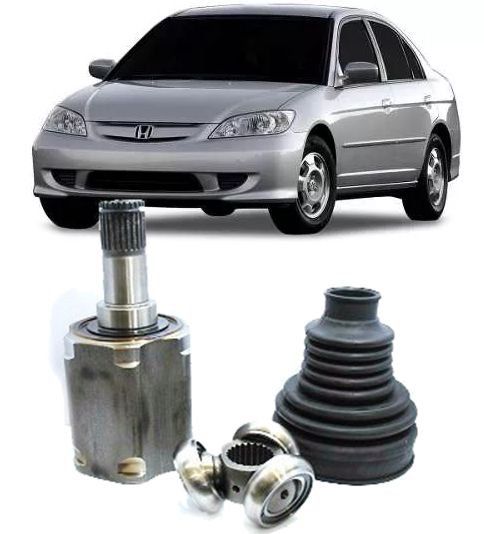 Kit Tulipa Trizeta e Coifa Civic 1.7 de 2001 a 2006 Manual Lado Direito