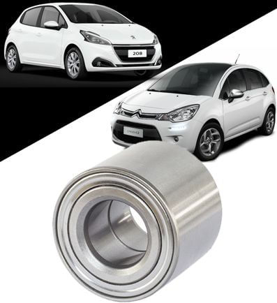Rolamento de Roda Traseira Peugeot 208 Citroen C3 de 2013 à 2019