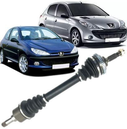 Semi Eixo Homocinetico Peugeot 206 e 207 1.4 8v Lado Esquerdo