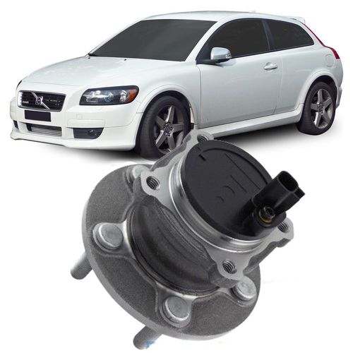Cubo de Roda Traseira Com Rolamento Volvo S40 C30 V50 C70