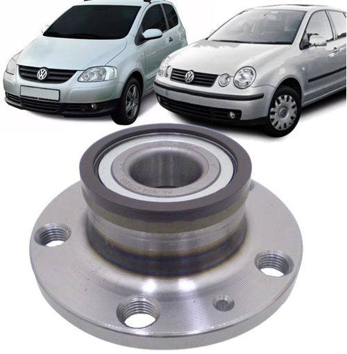 Cubo de Roda Traseira Com Rolamento Polo Fox Cross Fox e Space Fox 1.0 1.6 e 2.0 Com ABS