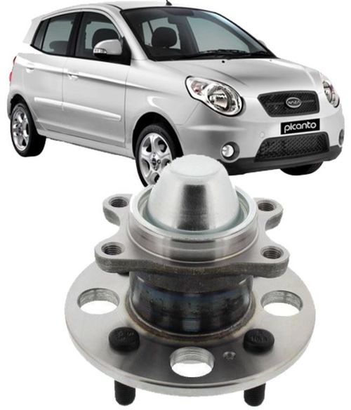 Cubo de Roda Traseiro C/ Rolamento Kia Picanto 2008 A 2011