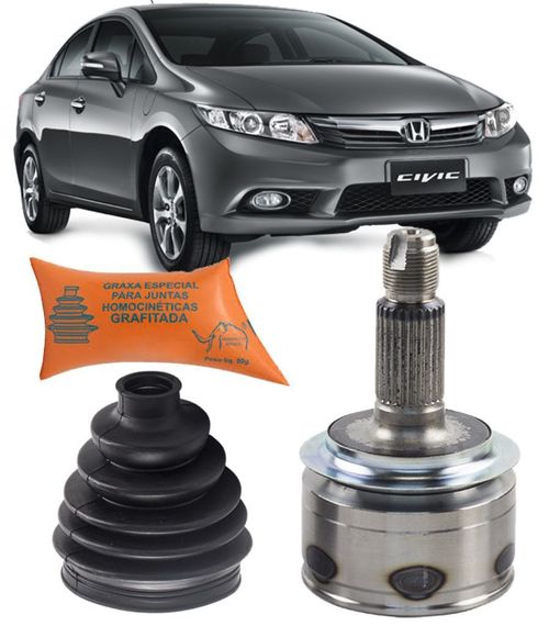 Junta Homocinetica Honda New Civic 2.0 16v Automatico de 2012 a 2016  - 26x24