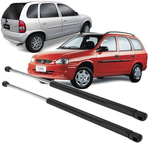 Par de Amortecedor da tampa traseira porta mala Corsa Hatch e Wagon 1994 à 2002