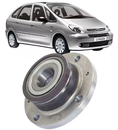 Cubo de Roda Com Rolamento Traseiro Picasso 2.0 16V apos 2001 com ABS Magne