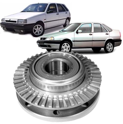 Cubo de Roda Traseiro com Rolamento  Tempra 2.0 8v 16v Tipo e Coupe 1993 a 1998 Com Abs