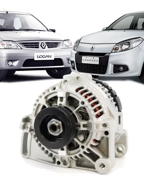 Alternador Peugeot 206 Sandero Clio Kangoo Logan 1.0 16V SG7S012