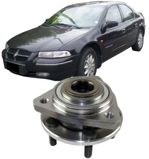 Cubo de Roda Dianteiro Com Rolamento Stratus 1995 A 2006 Com ABS
