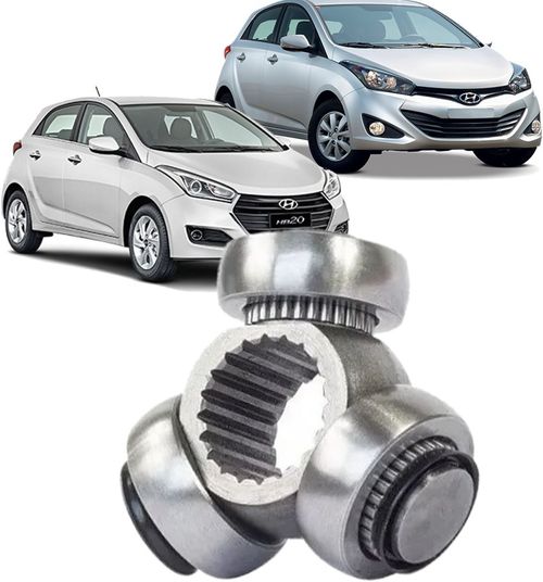 Trizeta Hyundai Hb20 1.0 12V 3cc Manual de 2012 a 2019 - 20x30mm