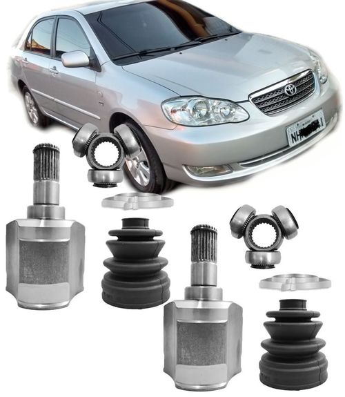 Tulipa Trizeta e Coifa Toyota Corolla de 2003 ate 2008 Automatico PAR