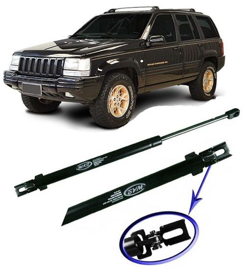 Par de Amortecedor da Tampa Traseira Porta Mala Grand Cherokee de 1993 A 1998