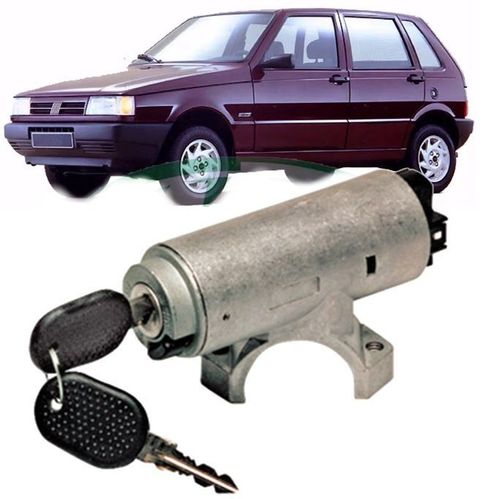 Comutador e Chave Com Cilindro e Trava Direcao Uno Elba Fiorino 1985 a 2002
