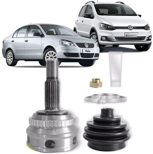 Junta Homocinetica Fox Crossfox 1.6 09 à 17 Polo 1.6 E 2.0 8v de 07 à 14 Com ABS