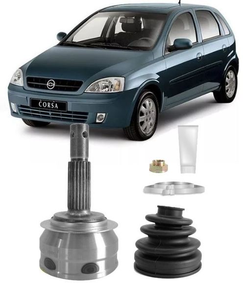 Junta Homocinetica Corsa Meriva 1.4 8v de 2003 à 2014 Sem Abs 22x22 Estrias