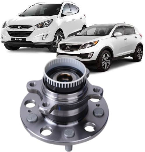 Cubo de Roda Traseiro Com Rolamento Hyundai IX35 e Sonata 2010...