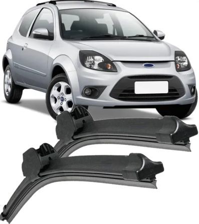 Kit de Palheta Slim Limpador Parabrisa Dianteiro Ford Ka de 2010 à 2013