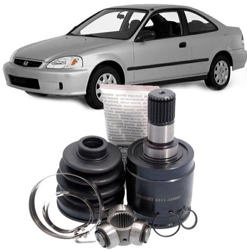 Tulipa Trizeta E Coifa Honda Civic 1.5 e 1.6 16V de 1991 ate 2000 com 25X30 Lado Esquerdo