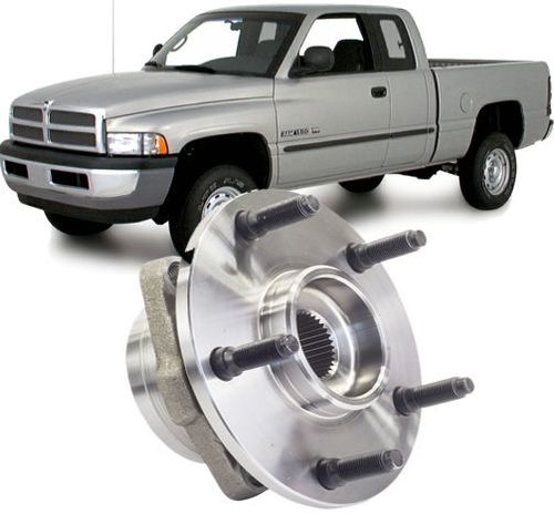 Cubo de Roda Dianteiro com Rolamento Dogde Ram 1500 3.9 V6 5.9 V8 de 1994 À 1999