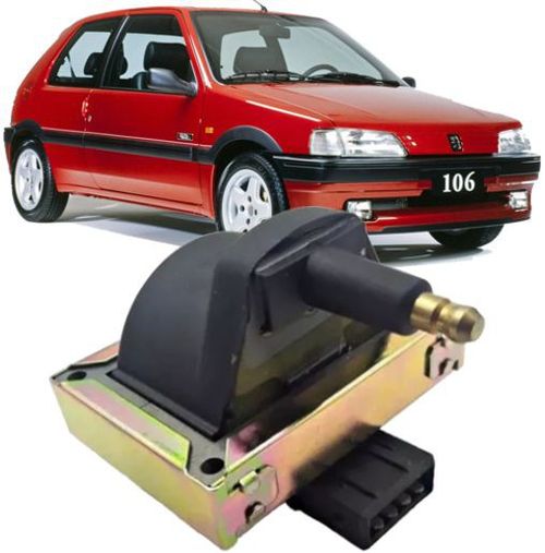 Bobina de Ignicao Peugeot 106 91 a 96 Citroen ZX ate 96 -0986221029
