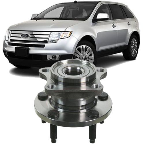 Cubo de Roda com Rolamento Traseiro Ford Edge 3.5 V6 24v Awd de 2007 À 2010