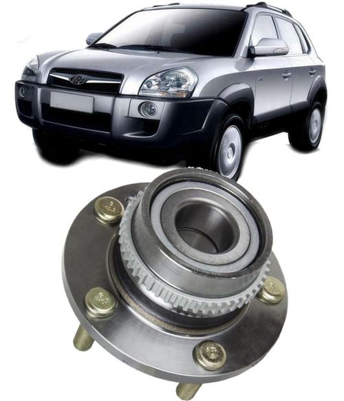 Cubo de roda Traseiro com  Rolamento Tucson Sportage 2.0 16v 2006 a 2010 Com freio ABS