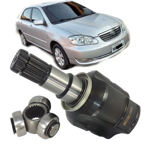 Tulipa Trizeta e Coifa Toyota Corolla e Fielder de 2003 até 2010 Câmbio Automático 23 Estrias