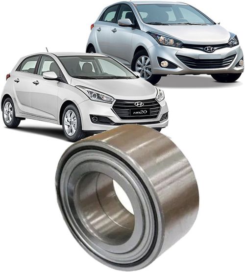 Rolamento de Roda Dianteira Hyundai Hb20 1.0 e 1.6 de 2012 à 2020