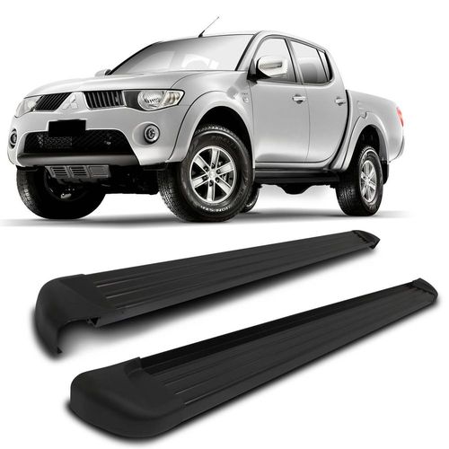 69301 ESTRIBO LATERAL / PICKUP/UTILITARIOS L-200 / (PRETO) (ELETRICO RETRATIL) (ALUMINIO) (PAR) C&K