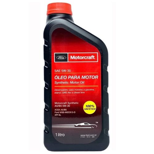 Óleo Lubrificante do Motor Motorcraft 5W30 API SL 100% Sintético 1L
