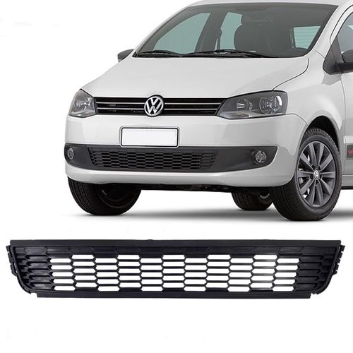 Grade Inferior Central do Parachoque Dianteiro Volkswagen Fox e Spacefox 2010 até 2014