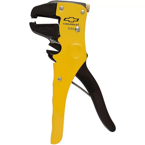 Alicate Desencapador de Cabo Preto com Amarelo Auto-Ajustável