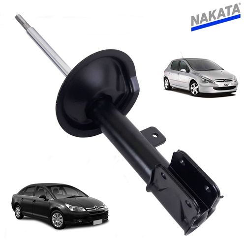 Amortecedor Dianteiro Nakata Pressurizado Lado Esquerdo Citroen C4 Hatch e Citroen C4 Pallas - Peugeot 307 Hatch e Sedan