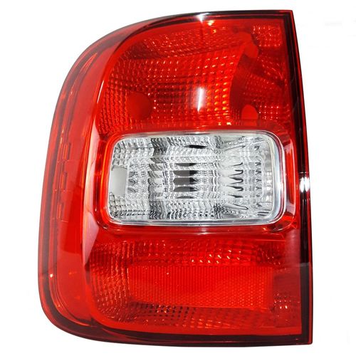 Lanterna Traseira Bicolor Cristal Carcaça Preta Saveiro G5 2009 em Diante