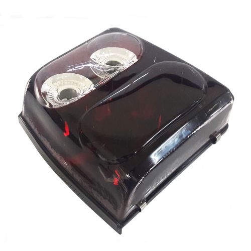 Lanterna Traseira Rubi Cristal Tuning Esportiva Lado Esquerdo Fiat Uno Evolution 84 até 2004