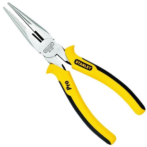 Alicate de Bico Meia Cana Longo com Corte 8 Polegadas Stanley